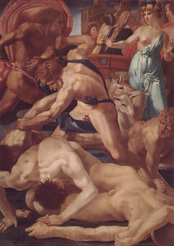Medardo Rosso Moses forsvarar Jethros dottrar Spain oil painting art